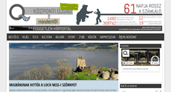 Desktop Screenshot of kozpontiujsag.hu